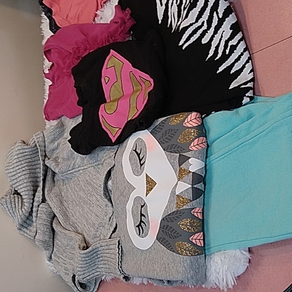 Girls size 10-12 clothes lot of 10, Justice, Hello Kitty, Place, Cherokee - Picture 2 of 14